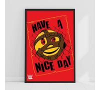 Themed WWE Print - Mankind Have a Nice Day Poster Wrestling Wall Art (42cm x 59.4cm - A2)