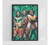 Themed WWE Print - New Day Pattern Poster Wrestling Wall Art (A3-29.7cm x 42cm)