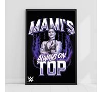 Themed WWE Print - Rhea Ripley Mami's Always on Top Poster Wrestling Wall Art (21cm x 29.7cm - A4)