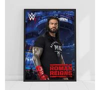 Themed WWE Print - Roman Reigns Crowd Poster Wrestling Wall Art (A3-29.7cm x 42cm)