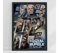 Themed WWE Print - Royal Rumble Indianapolis Poster Wrestling Wall Art (21cm x 29.7cm - A4)