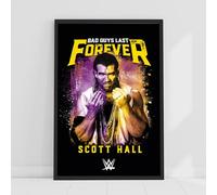 Themed WWE Print - Scott Hall Bad Guys Last Forever Poster Wrestling Wall Art (29.7cm x 42cm - A3)