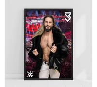 Themed WWE Print - Seth Rollins Crowd Poster Wrestling Wall Art (42cm x 59.4cm - A2)