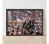 Themed WWE Print - The Kabuki Warriors Women's Tag Team Win Poster Wall Art (29.7cm x 42cm - A3)