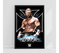 Themed WWE Print - Triple H Graphic Poster Wrestling Wall Art (29.7cm x 42cm - A3)