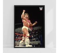 Themed WWE Print - Ultimate Warrior in Ring Poster Wrestling Wall Art (A4-21cm x 29.7cm)