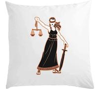 Themis The Justice Greek Mythology White Pillow 40x40cm With Filler White
