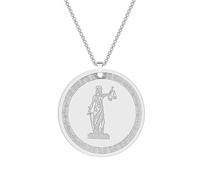 Themis Titaness of Divine Law and Order Pendant Necklace for Women Men Religious Charm Neck Chain Amulet Jewelry