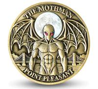 TheMothman Challenge Coin Point Pleasant Legend Cryptid Collector Token