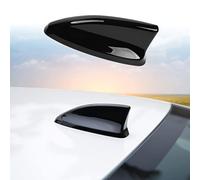 Thenice for 11th Gen Civic Antenna Topper Car Shark Fin Radio Signal Base Cover for Honda Civic 2022 -Glossy Black