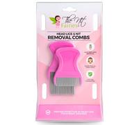 TheNitFairies - Professional Head Lice Combs for Kids/Adults, Unique Comb Design for Effective Head Lice Treatment, Fine Stainless Steel Teeth, Made for All Hair Types (Long, Short, Curly) - Pack of 2