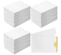 Thenshop 2000 Pieces Credit Card Sleeves Hotel Key Holder Blank Gift Envelopes Writable Printable Gift Card Sleeves White Key Sleeve Protector for Business, 2.4 x 3.5 Inch(White)