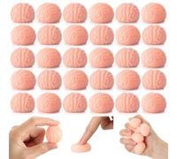 Thenshop 40 Pcs Brain Stress Balls Bulk Growth Mindset Gift Back to School Gifts for Students Funny Stress Relief Toy Classroom Rewards Science Lovers Teacher Appreciation Mental Health Party Favors
