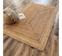 Theo, 100% Natural Jute Runner, Artistic Hand Woven Area Rugs for Kitchen, Living Room, Bedroom, Bathroom, Farmhouse - 70cm x 200cm, 70 x 200
