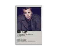 Theo James Poster Wall Art Aesthetic Cover Poster Design Painting for Living Room Bed Room 24x36inch(60x90cm) Unframe-style