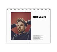 Theo James Vol.1-2026 Wall Calendar