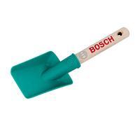 Theo Klein 2789 Bosch hand shovel, short I Square, robust hand shovel I Stable wooden handle I Dimensions: 22 cm x 6 cm x 2.5 cm I Toys for children aged 3 and over