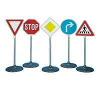 Theo Klein 2980 - Traffic Signs with 5 Different Pieces, Toy,Multicolored