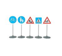 Theo Klein 2993 - Traffic Signs With 5 Different Pieces