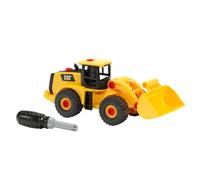 Theo Klein 3281 Caterpillar Wheel Loader, Screw Vehicle 1:24, Interactive Motor Skills Toy, Official Licensed Product, Toy for Children Aged 3+