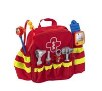 Theo Klein 4314 Emergency Rescue Backpack I With stethoscope, syringe and much more I Electronic blood pressure monitor with sound I For children aged 3 years and up