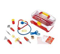 Theo Klein 4685 Doctor's Case , big | Suitcase with lots of instruments | Including Stethoscope , syringe , Thermometer and many more | Toys for Children Aged 3 and over, Multi - Colored