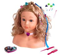 Theo Klein 5240 Princess Coralie Make-Up and Hairdressing Head Sophia I With hair clips, make-up and lots of further accessories I For children aged 3 years and up