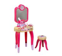 Theo Klein 5722 Barbie Beauty & Nail Studio | Vanity table with rotating mirror & light, nail dryer and accessories | Official licensed product | Toy for children aged 3 years