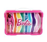 Theo Klein 5808 Barbie display case I Space for 6 Barbies I Bright Barbie logo I With practical carrying handle I Toy for children aged 3 and over