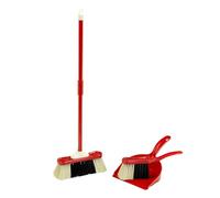 Theo Klein 6304 Classic broom set I In hildren's broom, hand brush and dustpan I Toys for children aged 3 and over