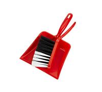 Theo Klein 6613 Pure Fresh brush set, 2-part I Durable Children's Hand Brush Set Including Dustpan I Toys for Children Aged 3 and over,White/ Black,Medium
