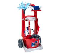 Kids Vileda Cleaning Trolley Mop Brush Broom Play Set Theo Klein Ages 3+