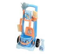 Theo Klein 7016 Bluey cleaning trolley | Children's cleaning trolley with accessories in Bluey design |Officially licensed product | Toy for children aged 3 and up