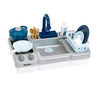 Theo Klein 7166 Miele Sink with hob | Children's sink with water pump function and accessories | Toys for children aged 3 and over