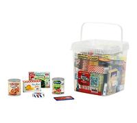 Theo Klein 7210 Large Box filled with French products I With cartons and tins for the shop I Toy for children from 3 years