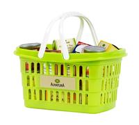 Theo Klein 7261 Alnatura Shopping Basket I Filled with cartons and tins for the shop I Toy for children from 2 years