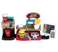 Theo Klein 7307 Burger Shop I Burger with Plug-in System I Accessories I EC Card and Reader with Sound I Toys for Children Aged 3 and over