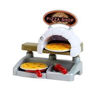 Theo Klein 7337 Pizza Station | Creative play set with pizza cutter, plate & pizzas | Toy for children aged 3 and up