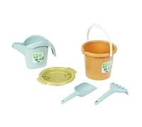 Theo Klein 7673 Klein Goes Organic Sand Bucket Colourful Sandpit Set Made of Organic Plastic I with Bucket, Watering Can and Much More I Toy for Children from 18 Months