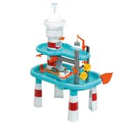Theo Klein 7715 Aqua Action Lighthouse Splash | Large water play table with lighthouse, container crane, boat lift & spray function | Toy for children aged 3 years and up