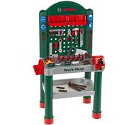 Theo Klein 8320 Bosch Workshop I 79 Parts | Work Surface with Learning Function I Dimensions: 50 cm 37 cm 102 cm I Toy for Children Aged 3 Years and up