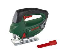 Theo Klein 8379 Bosch Jigsaw I Battery-Powered with up-and-Down Jigsaw Motion, Light and Sound Effects I Dimensions: 14.5 cm x 17 cm x 5 cm I Toy for