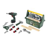 Theo Klein 8520 Bosch Tool Box I With lots of tools I In attery-powered cordless screwdriver with light and sound I Toy for children aged 3 years