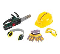 Theo Klein 8575 Bosch Chainsaw with Accessories I Battery-Powered Saw with Sound
