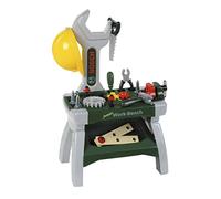 Theo Klein 8604 Bosch workbench Junior I incl. Helmet, vice, tools, slats, nails, screws and nuts I Dimensions: 49 cm x 29 cm x 71 cm I Toys for children aged 2 and over