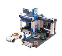 Theo Klein 8647 Bosch Car Service Station I With Car Wash and Height-Adjustable Lifting Ramp I Includes Car That Can be Dismantled I Dimensions: 41 cm x 39 cm x 29 cm