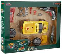 Theo Klein 8689 Bosch Truck Set I Truck can be assembled in 3 different ways I With battery-powered Ixolino I Dimensions: 18.5 cm x 13.5 cm x 10 cm I Toy for children aged 3 years and up