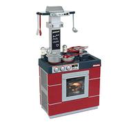 Theo Klein 9093 Miele Compact Kitchen I Children's play kitchen with oven, extractor fan hood, sink and lots of accessories I Children can play on both sides I Dimensions: 28 cm x 47 cm x 88.5 cm