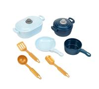 Theo Klein 9175 cooking utensils I Sturdy children's kitchenware I Includes roaster, saucepan and grill pan I Toy for children from 2 years