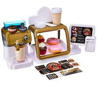 Theo Klein 9528 Coffee Shop I Espresso bar with water flow function and touch display I In ccessories and toy food I dimensions: 45 cm x 23.5 cm x 13 cm I Toys for children aged 3 and over